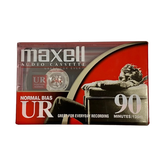 NEW Maxell UR Normal Bias 90 Minutes Blank Audio Cassette Lot of 8 - Picture 2 of 4